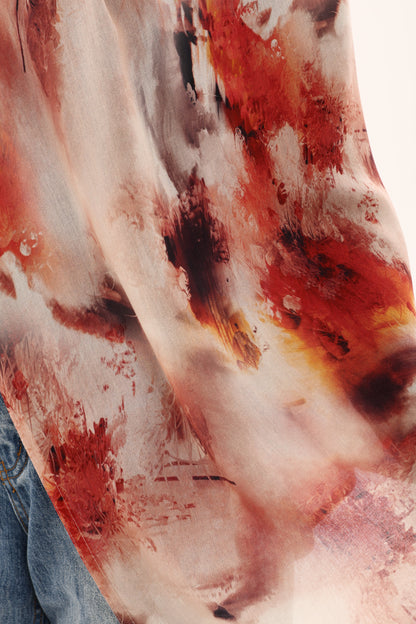 PRINTED MODAL HIJAB - SUNSET PAINT