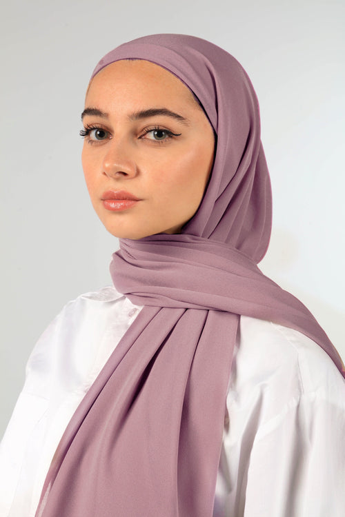 INSTANT CHIFFON HIJAB - NUDE BLUSH